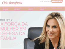 Tablet Screenshot of cidaborghetti.com.br